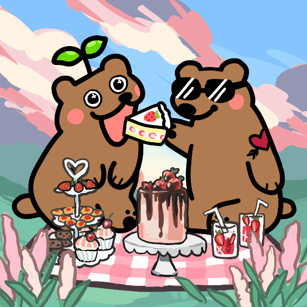 bruin bears having breakfast